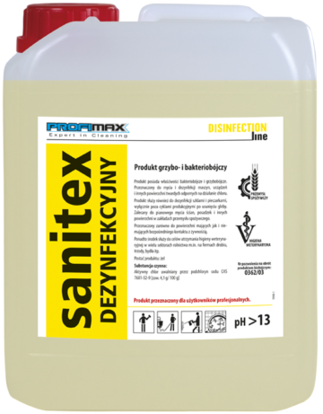 SANITEX DEZYNFEKCYJNY LAKMA 5L