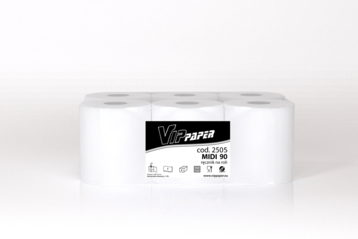 VIPpaper ręcznik papierowy w roli MIDI 90 V-2505